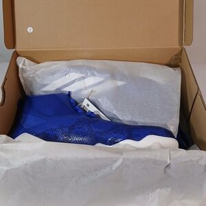 New Adidas Adizero Chaos Lineman Football Cleats Royal Blue/White Mens Sz 14